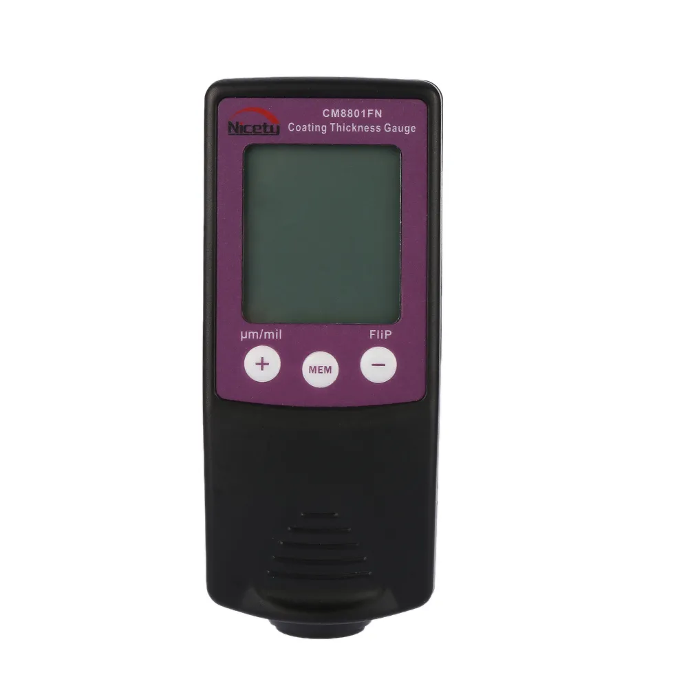 Freeshipping Handheld Digital Coating Tjocklekmätare Färgkänsla Tester Diagnostikverktyg Fe / NFE Coatings Data Storage