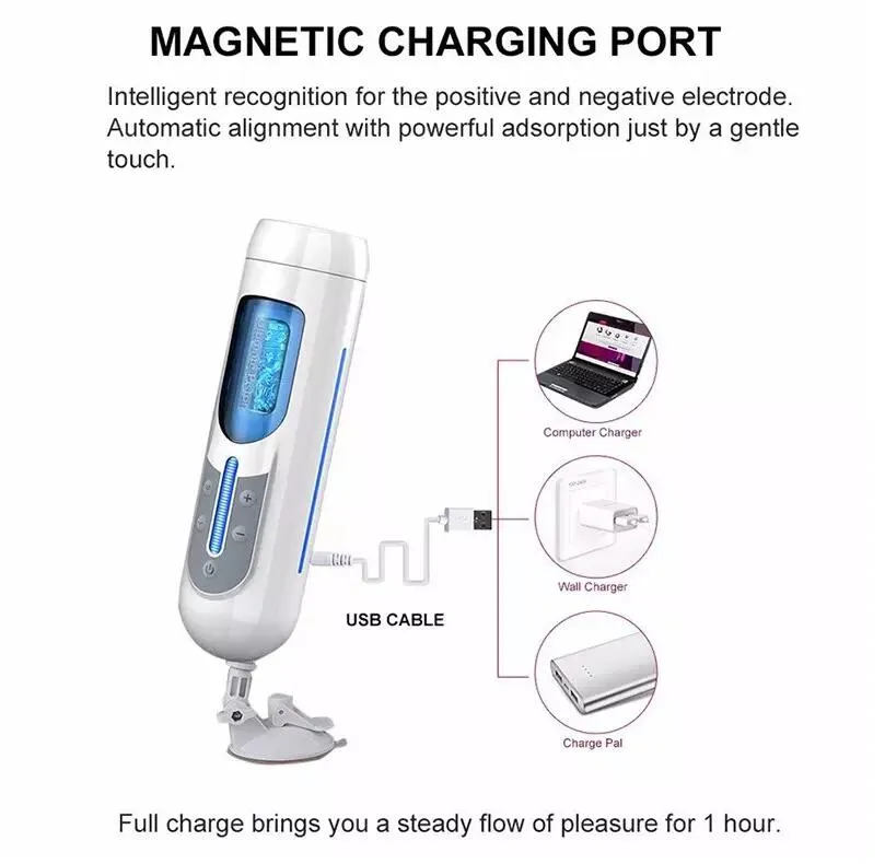 Masturbatori telescopici amante pistone automatico aereo elettrico mani porta ventosa inserito coppe masturbazione maschile USB1989297