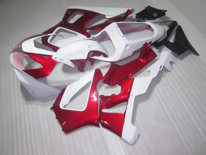 Injection molding hot sale fairing kit for Honda CBR900RR 00 01 wine red white fairings set CBR929RR 2000 2001 OT09