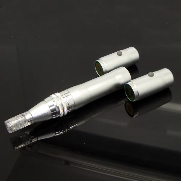 sistema di terapia microneedling con penna derma automatica ricaricabile meso elettrico in acciaio inossidabile con batteria e presa