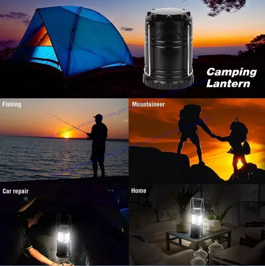 Draagbare Outdoor 30 LED Camping Lantaarn Emergency Camping Lantaarn Licht Led IP54 voor wandelen Noodsituaties Hurricanes Storingen Stormen