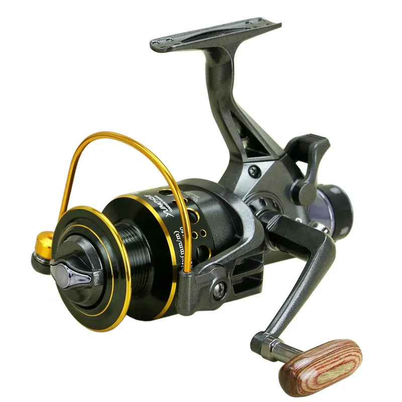 101BB Bearing Double Drag Fishing Spinning Reel MG 30006000 Series Gear Ratio 521 Dual Brake Carp Feeder Fishing Wheel5215944
