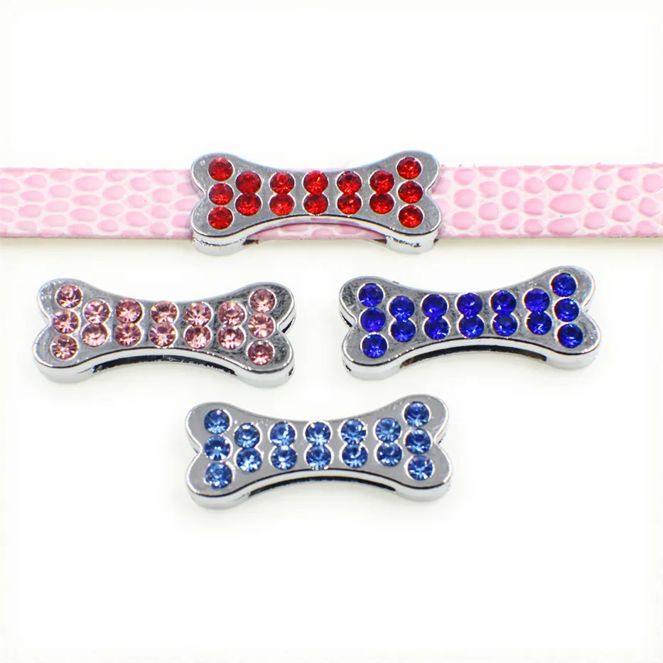 Multiple choices 8mm cat/dog footprint paw bone Slide Charms Fit 8mm Pet Collar DIY Necklace & Bracelet keychains1993