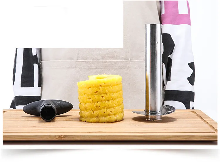 Yaratıcı Paslanmaz Çelik Meyve Ananas Corer Dilimleme Mutfak Aletleri Pinapplepeeler Partisi Bıçak DHL Ücretsiz