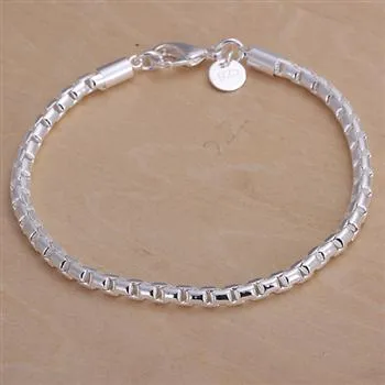 Partihandel - lägsta pris julklapp 925 sterling silver mode halsband + örhängen set s079