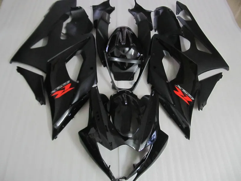 حقن دراجة نارية Fairings لسوزوكي GSXR 1000 2005 2006 ماتي أسود هدية كيت GSXR1000 05 06 UT17