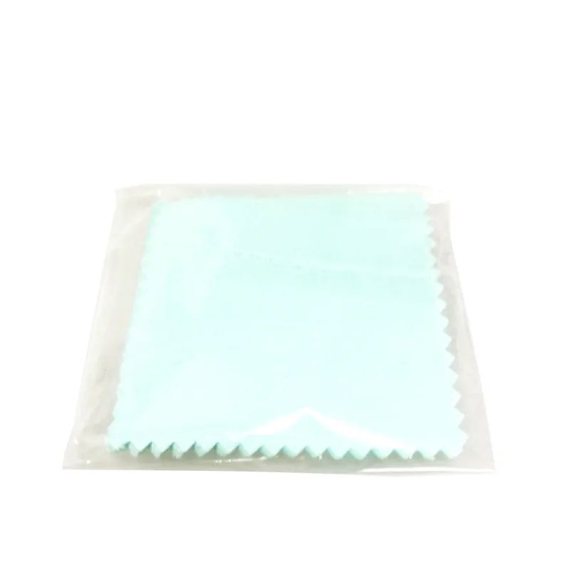 Silver Jewelry Cleaning Polishing Cloth Wipe Tissue Flannelette Silver Cleaning Fabric 8x8cm312f