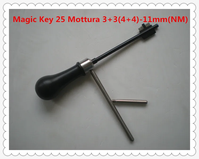 LIVRAISON GRATUITE NOUVEAU PRODUIT DE HAUTE QUALITÉ MAGIC KEY 25 pour Mottura 3+3 (4+4)- 11 mm (NM) outils de serrurier de décodeur de clé principale