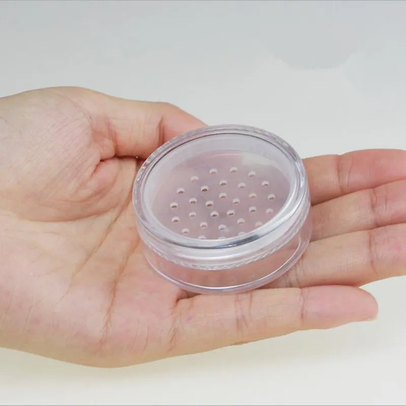 3 Leere 10 Ml Make-up-Behälter Mit Siebdeckel – Durchsichtig Für Puder, Creme & DIY-Kosmetik