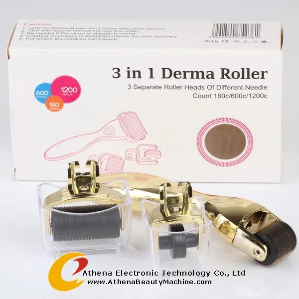 Home Использование Derma Roller Master Master Micro INGER System Skin Anti-Agining Acne Attring Marks Cellulite 1,0 мм