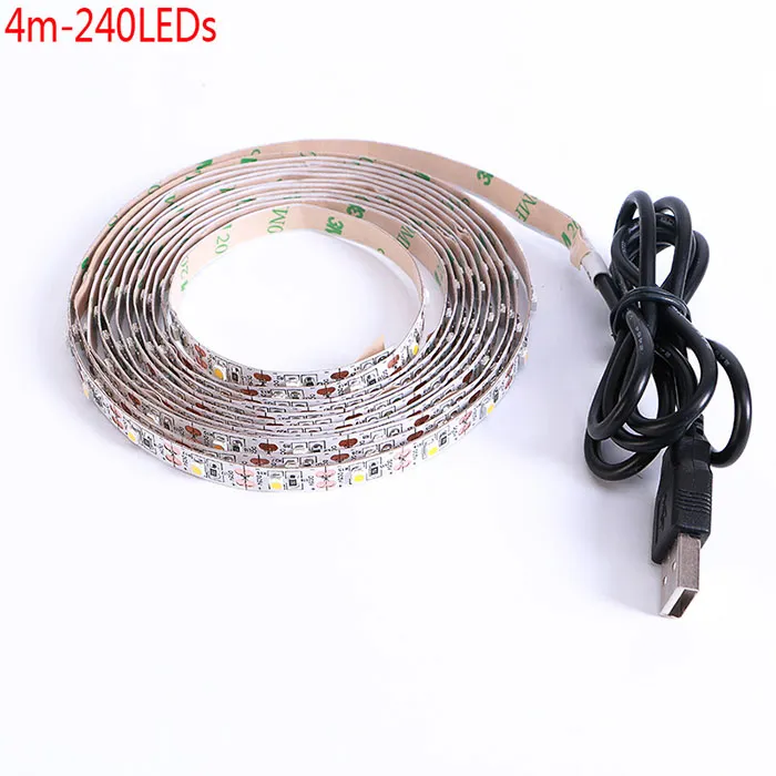 5V DC 300 LED 5M 3528 SMD RGB LED-sträng Super Bright LED-remsa med Retail Box icke-vattentät också till salu