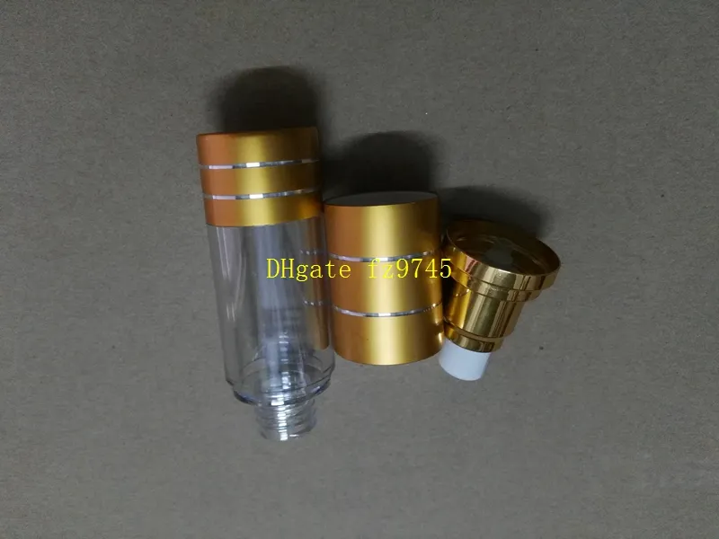 15ml 30ml Gold Airless Bottle Vacuum bottle Pump Lotion Cosmetic Container Used For Travel Refillable Bottles