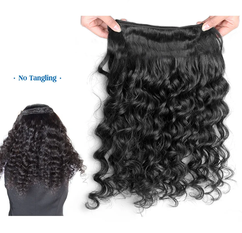 Brazilian Deep Wave Curly Virgin髪の未処理ペルーインド人マレーシアのレミー人間の髪織りバンドルキューティクル整列2年生活