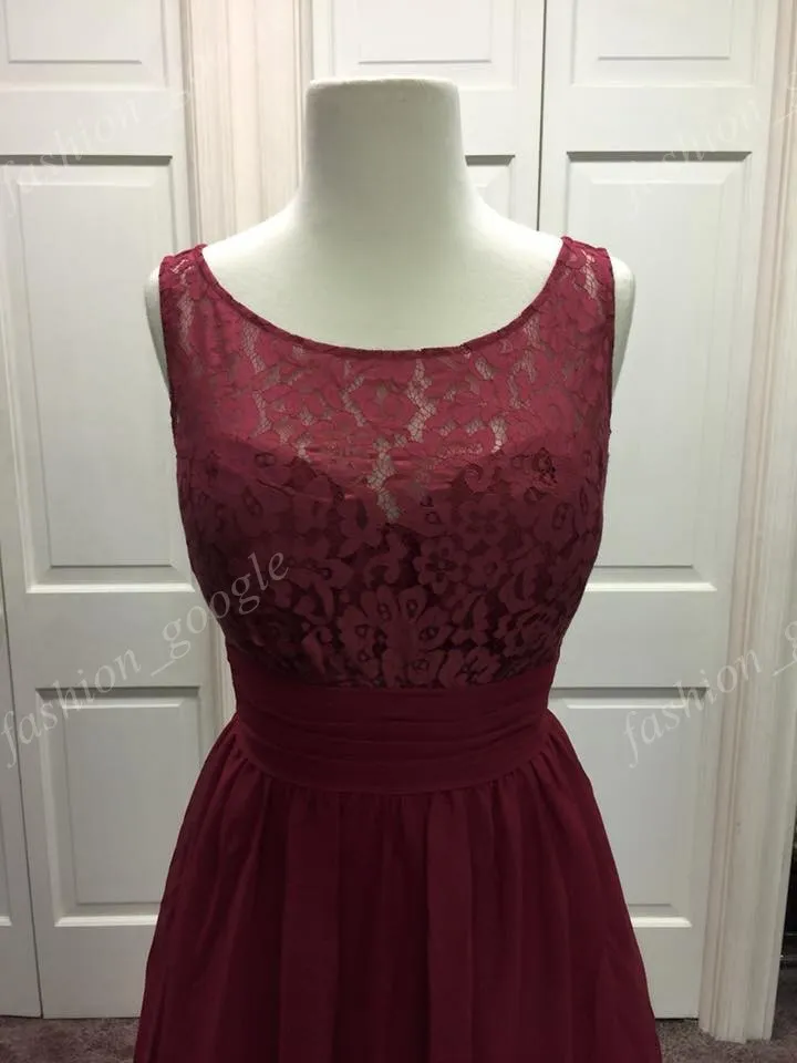 bridesmaid dresses virginia A Line Knee Length Burgundy Velvet Prom Dresses, Burgundy Homecoming Dresses, US 8 / Custom Color / No Rush main image 0