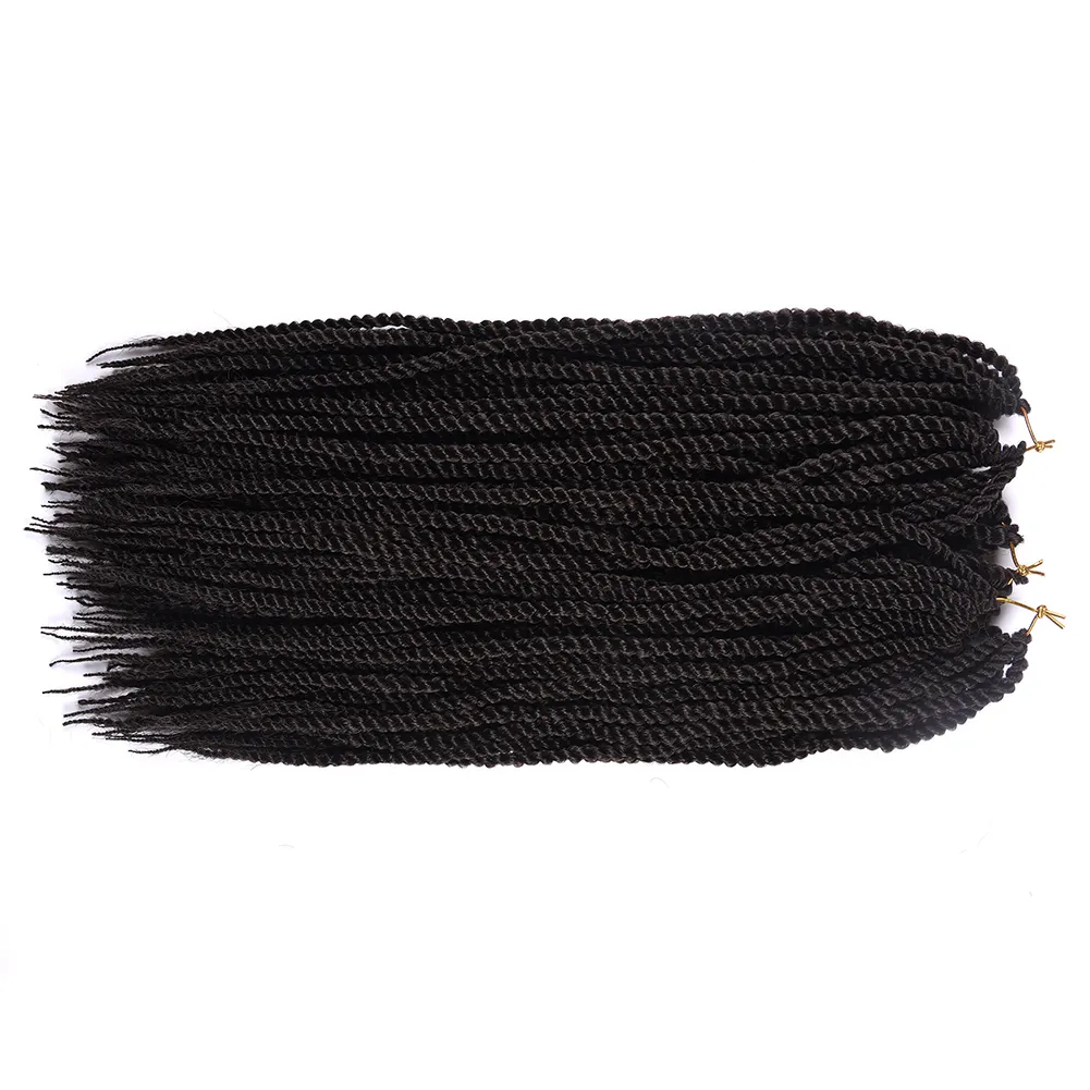 Cabelos de trança sintética refinada 18 polegadas 90 Rootspack 200g Braids Crotchets 1 peça apenas 8 cores extensões de cabelo de crochê 3706663