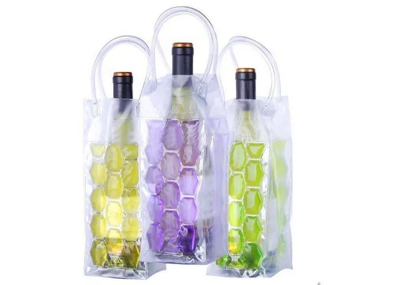 Gel Wine Bottle Chill Coolers Ice Bag-Freezer Bag- Vodka- Tequila Chiller- Cooler- Carrier