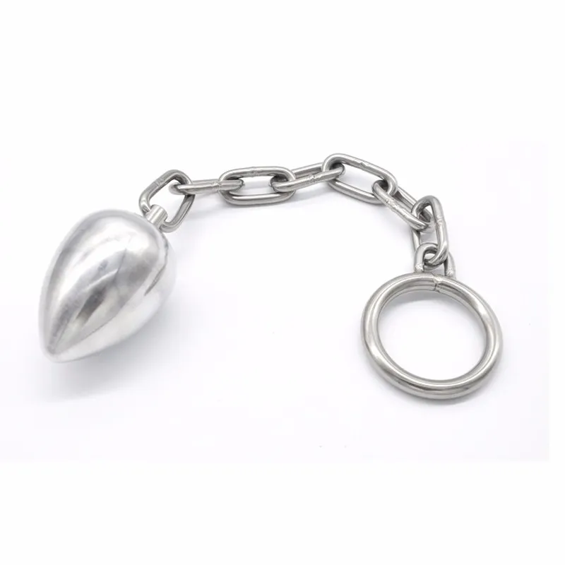 Stainless Steel Chain Anal Plug Butt Beads with Cock Penis Ring Chastity  Belt Device for Male BDSM from Dhgate Adult Toys