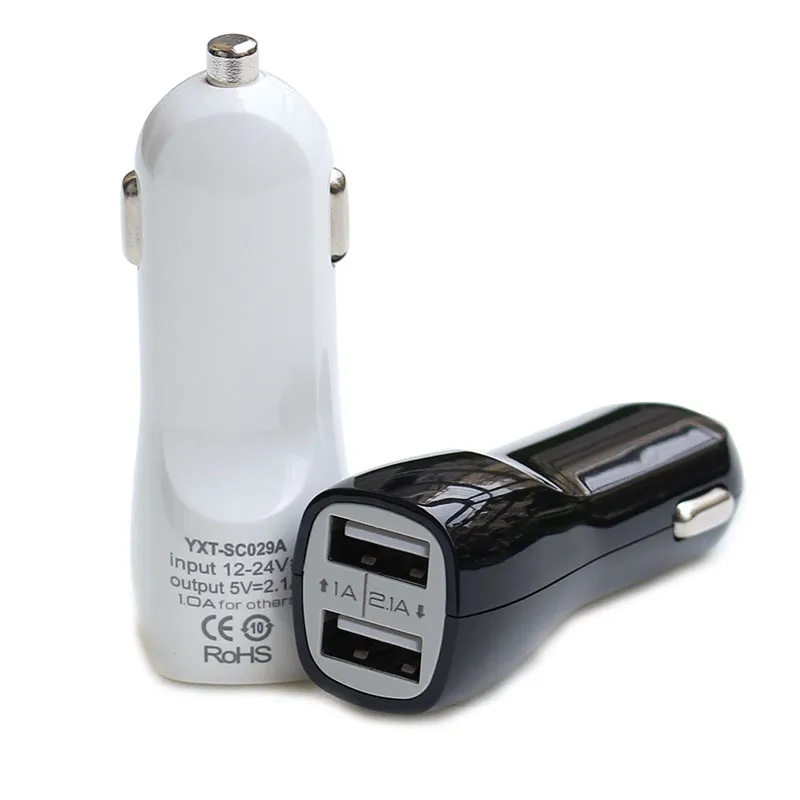 Chargeur USB voiture (12V / 24V) pour 5V / 1A, 1000mA - 1 USB Port  Adaptateur de charge USB