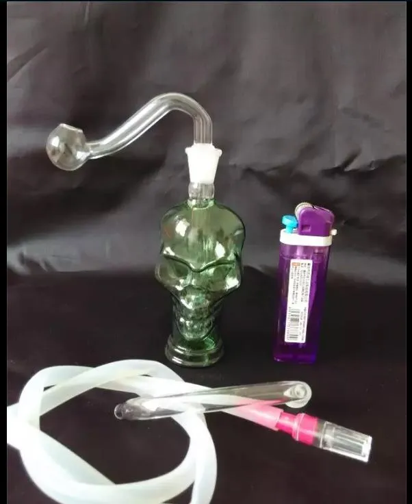A-08高さBongglass Klein Recycler Oil Rigs Water Pipe Shower Head Perc Bong Glass Pipes Hookahs