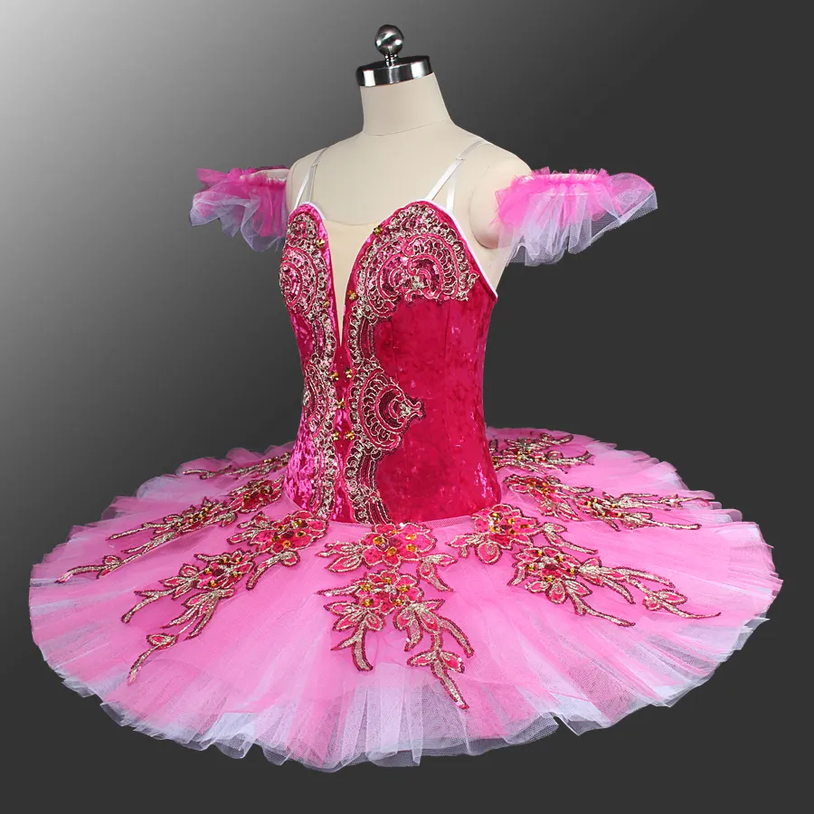 Prinses Aurora Professionele Ballet Tutu Perzik Fee Klassieke Tutu Balletkostuums Doornroosje Roze Pannenkoek Tutu's LD00426610975