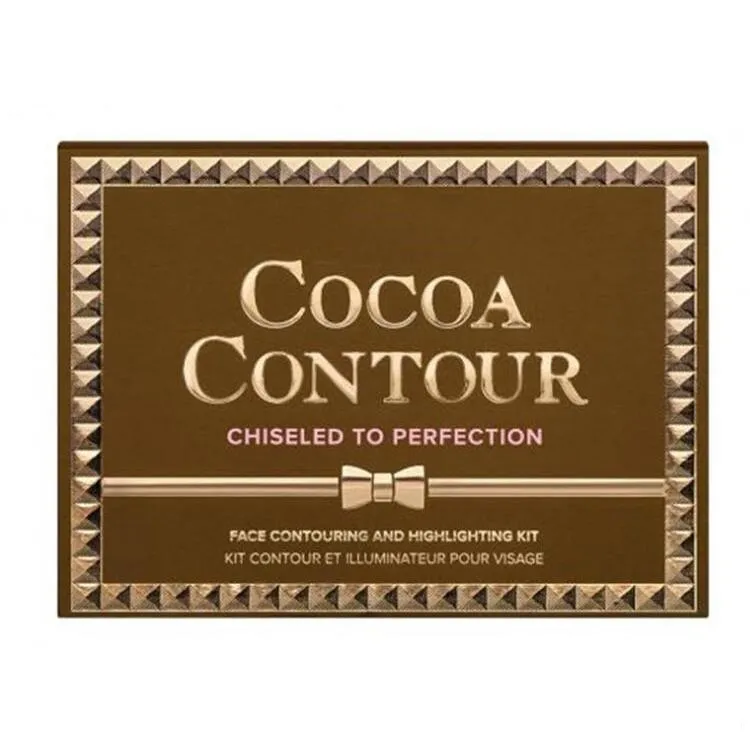 COCOA Contour Kit Highlighters Palette Nude Color Cosmetics Face Concealer Makeup Chocolate Eyeshadow con Contour Buki Brush