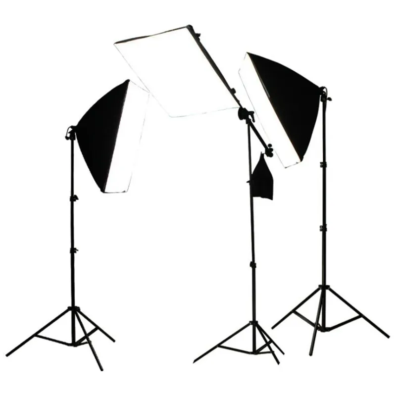 Photography Lights Studio 3x 50*70CM Softbox Independent Steady Lasting