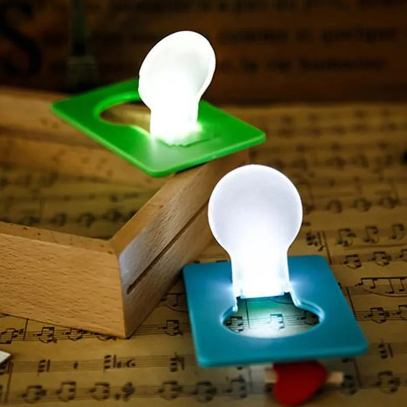 Articles de nouveauté Urgence Petit THIN Portable LED Carte Ampoule Lampe Poche Portefeuille Taille Recherche Chaude en gros
