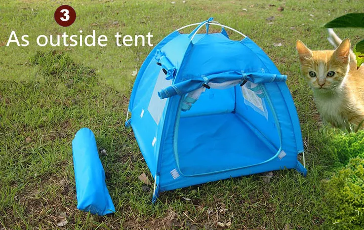 Складная палатка для собак, кошек, домашних животных, всесезонная, грязеотталкивающая, на открытом воздухе, для кемпинга, дома, для путешествий, палатка для домашних животных4239947