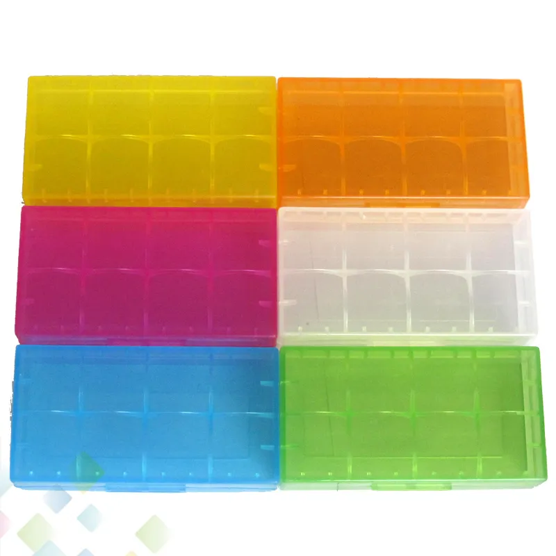 2*18650 Battery Case Box Safety Holder Storage Container Plastic Portable Case fit 2*18650 or 4*18350 CR123A 16340 Battery DHL Free