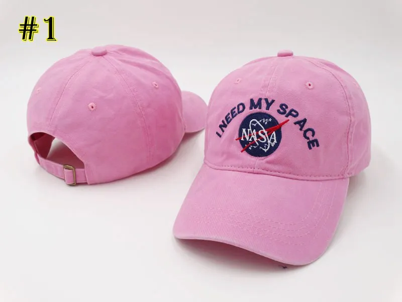 Mode J'ai besoin de mon espace NASA LOGO Tourisme Montagne Équitation Loisirs Voyage Chapeau Réglable Snap Back Astronomes Passionnés de l'espace Ca3041