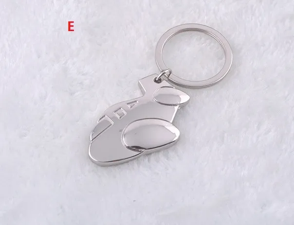 New Alloy Metal Small Plane Key Chain 3D Plane Model... From Yicstore ...
