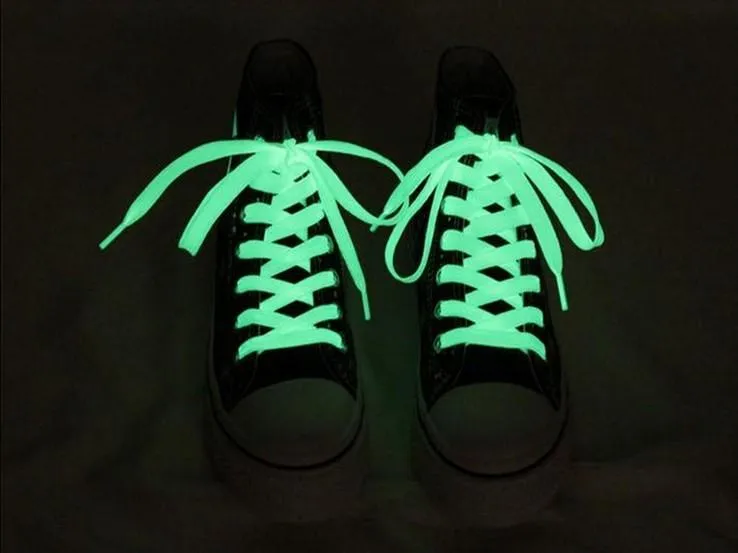 tout nouveau lumineux lumineux dans le shoelace foncé des bottes sportives plates lacets de chaussures es 6162888