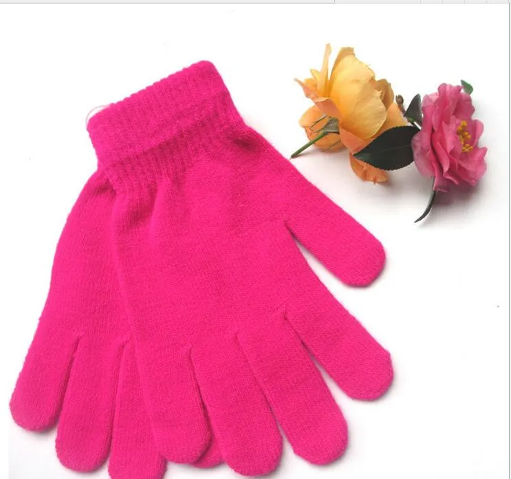 Utomhuscykel Cyklingshandske Knitted Vuxna Magiska Handskar Fem Finger Handskar Unisex Vinter Stickning Varm Glove Utomhus Sport Varmare Handskar