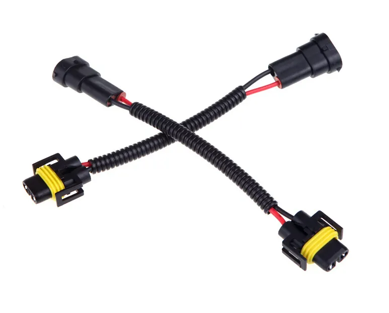 H8 H9 H11 Wiring Harness Socket Car Wire Connector Cable Plug Adapter