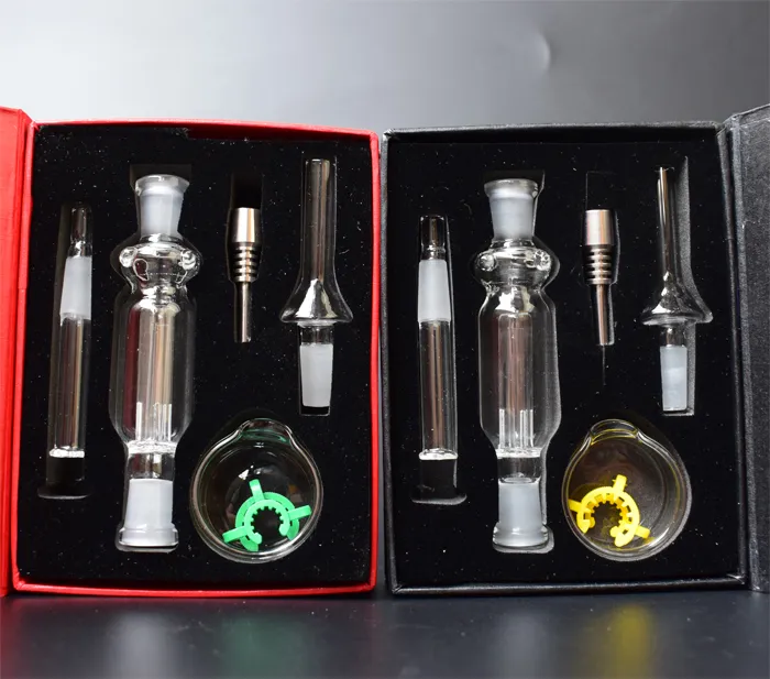 2019 Hot Selling 10mm Micro NC Kit with Titanium Nail Ash Catcher Dab Straw Glass Pipes Glass Bongs Big Sale