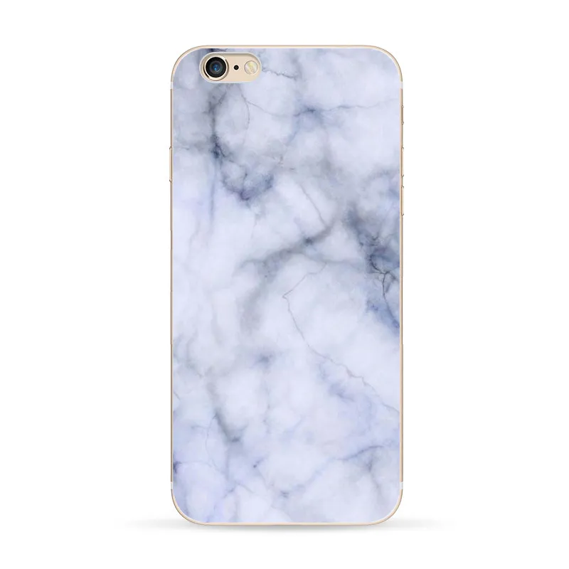 Funda para teléfono con textura de mármol para iPhone 6, 6s, 6 Plus, funda protectora de silicona suave para teléfono