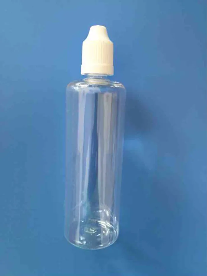 Leere Kunststoff-Tropfflaschen 100 ml für E-Zigaretten, E-Saft, E-Liquid mit kindersicherem Verschluss