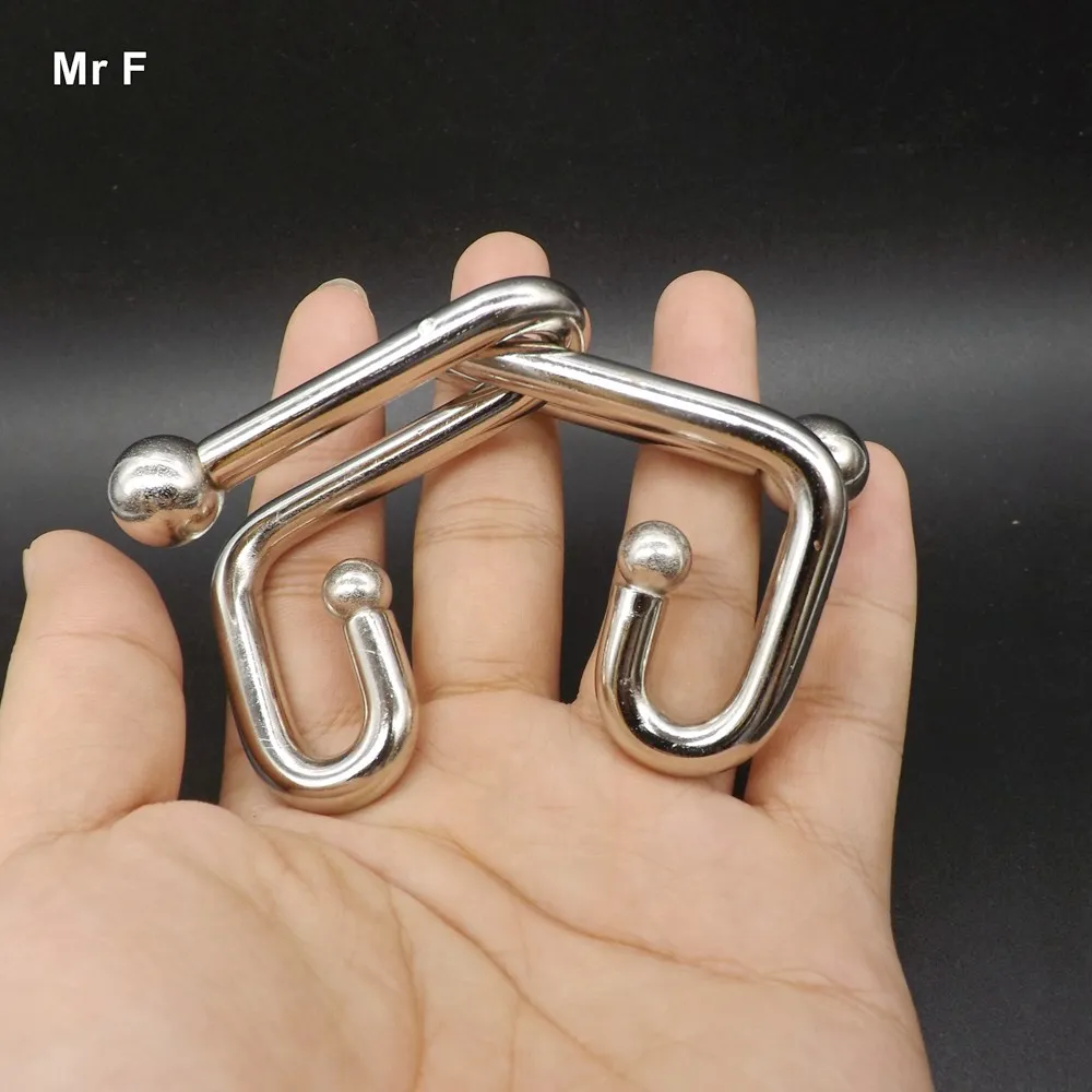 Ontgrendeloplossing Kind Metalen Ring Puzzel Casual Intelligence Toys Adult Gadget IQ Brain Teaser Test Prop