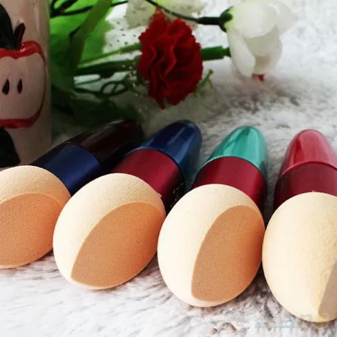 Wholesale-Women's Cosmetic Makeup Foundation New hot Liquid Cream Concealer Sponge Lollipop Brush 1QBC 37D9 free ship