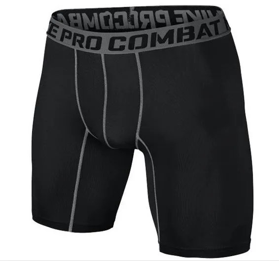 brand PRO sport men basketball shorts tight training practise Sweat quick-drying skinny compression combat gym men short S-3XL