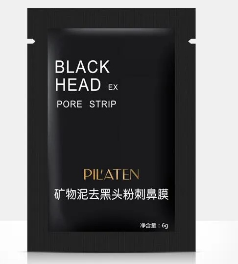 PILATEN Suction Black Mask Face Care Cleaning Tearing Style Pore Strip Deep Clean Nose Acne Blackhead Facial Mask Remove Black Head DHL SHIP