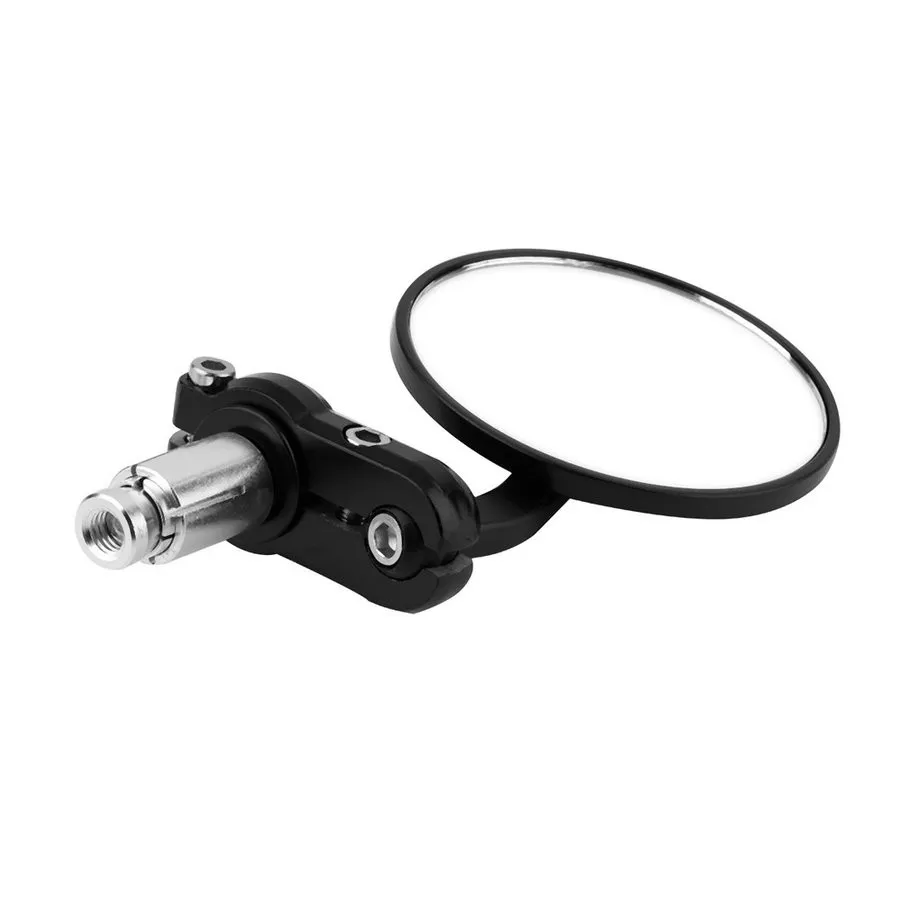 3" Round CNC Aluminum Handlebar End Mirrors – For Harley, Honda, Suzuki, Yamaha & More