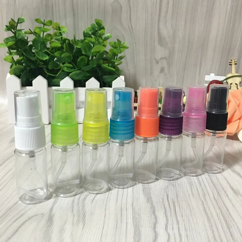 10ml Mini Portable Tom Transparent Pet Parfym Atomizer Atomizing Sprayflaska med Spray Pump Fast Frakt F2017336