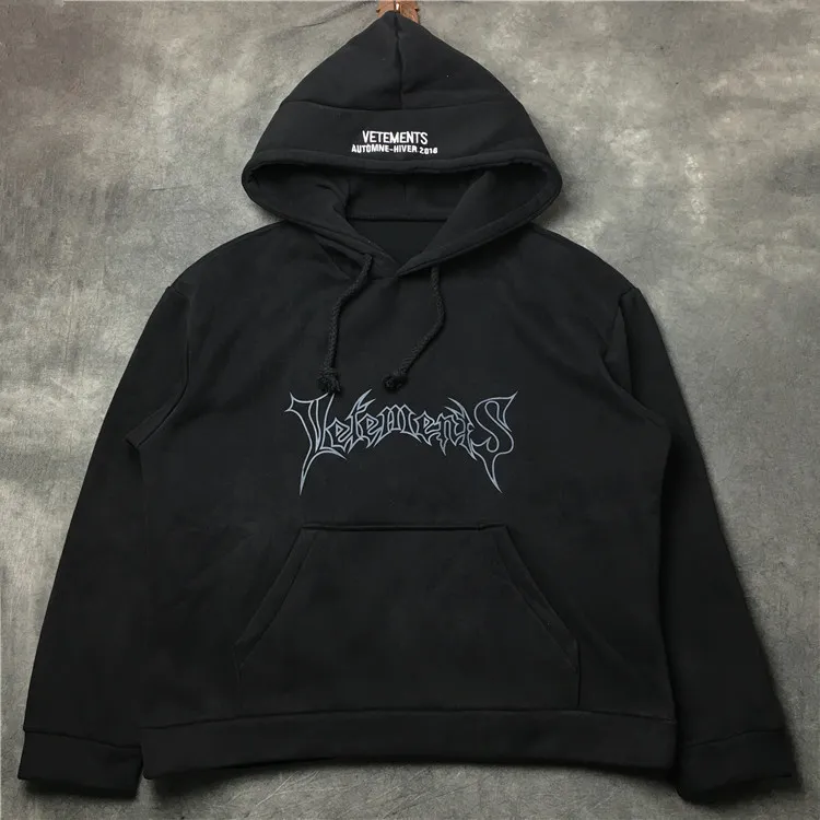 도매 - Vetements Oversized Hoodies 남성과 여성 hoody 스웨트 셔츠