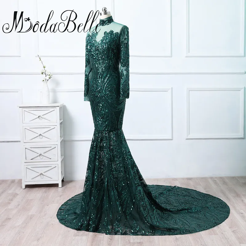 Modabelle Dark Green Evening Dresses Dubai Arabic Formal Prom Dresses For  Pageant Gowns Vestidos De Festa from Dhgate Prom Dresses - price 329.65