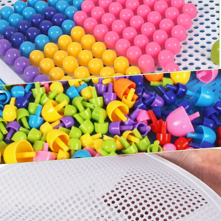 Paddestoel Nail Kit Puzzel Speelgoed 3D Mozaïek Foto Puzzel 295 Stks Kinderen Kinderen Verjaardag Geschenken Brinquedos Juguetes