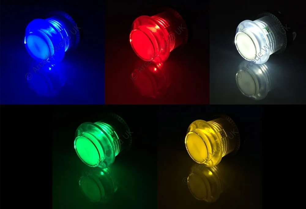 Button Size Led DHgate.com:10pcs DC 5V LED 24mm Screw Transparency Illuminated Push ...