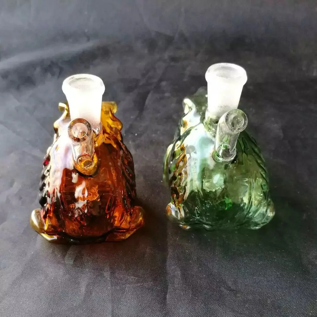 Couleur grenouille en verre gévère des bonons en verre accessoires, tuyaux fumeurs mini multi-couleurs multiples tuyaux à main le meilleur tuyau en verre à la cuillère