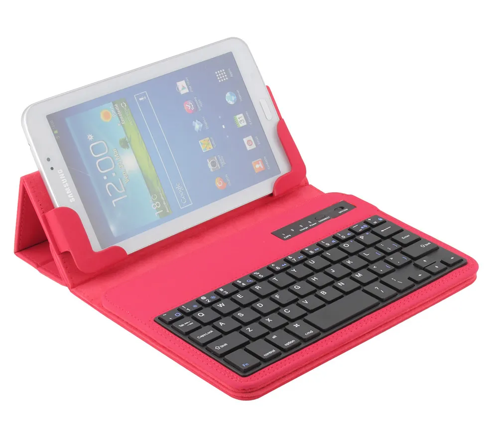 Neue Universal Bluetooth Tastatur Hülle für Apple iPad 7-10 Zoll Samsung S6 S7 Edge Bunte Tablet Leder PC Cover Halter Ultra Slim