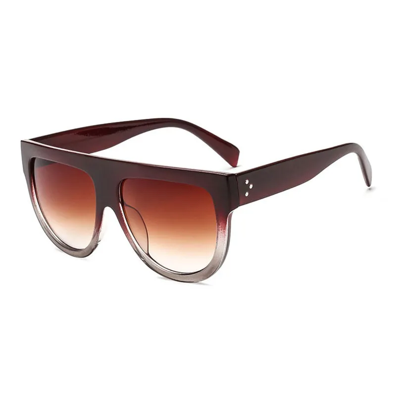 프로모션 가격 새로운 패션 스퀘어 선글라스 여성 레트로 브랜드 디자이너 여성용 선글라스 플랫 탑 대형 선글라스 UV400 Oculos